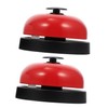 SHINEOFI 2Pcs Table Bell Hand Pressing Service Bell for Game