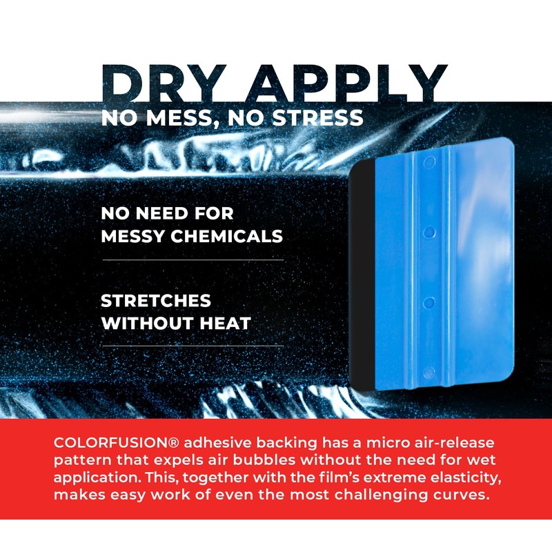 ColorFusion PPF by VViViD, Gloss Cosmic Blue Dry Apply PPF