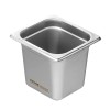 1/6 Size Steam Pan 6 Inch Deep Stainless Steel Anti