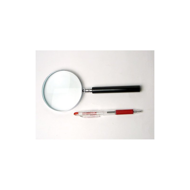 [Glass Lens / Cana Frame Hand-held Loupe] R-90 2.5x 3.5