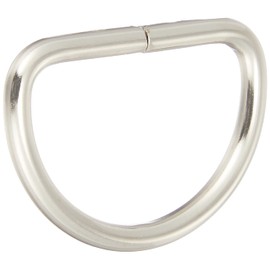 Ichinen Access Family Tool 56412 D-Ring (Wire Diameter 0.1 inch (2.5 mm) Inner Width 0.8 inch (21 mm) Silver Pack of 30