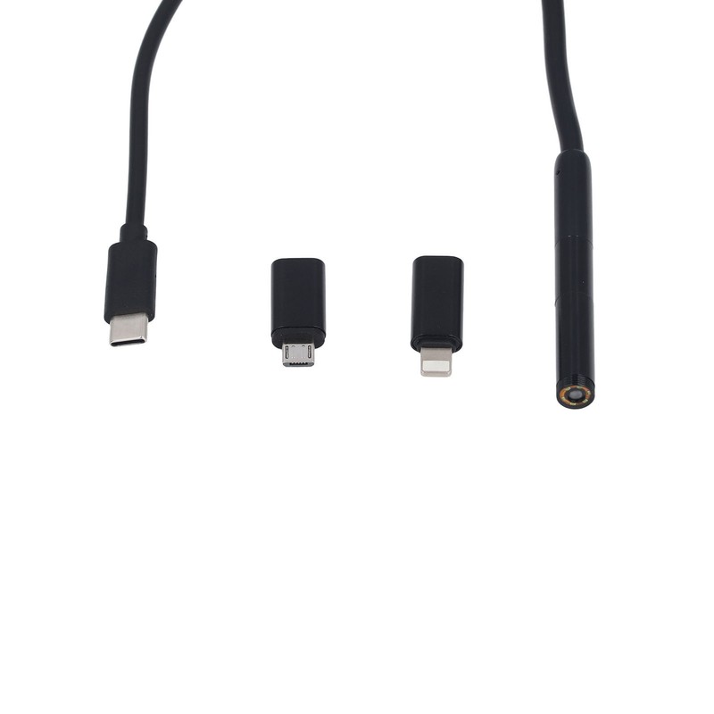 Endoscope Camera Wifi Single Lens HD 3 in 1 2MP