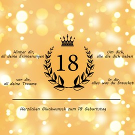 Brmeday Geschenke zum 18 geburtstag Mädchen Junge, LED Flaschenlicht Geldgeschenke Geburtstag 18, Geburtstag Geldgeschenke Verpackung Nachtlicht, 18 Geburtstagsgeschenk Coole Geschenkideen