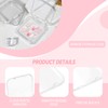 20 Pieces Acrylic Press on Nail Case Storage, Clear Press