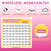 Freya Lash Clusters, 10mm Natural Wispy D Curl Individual Lashes