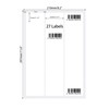 ADHES Label Paper, Label Stickers, A4 Size, For Thermal Printers,