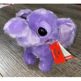 Aurora Elephant Purple Red Lip Kiss Valentine’s Day Plush 6” Nwt