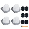 4 Pack 2033 Vacuum Replacement Filter Compatible with Bissell Featherweight