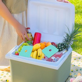 Lunchbox Ice Packs Reusable,Thin Lunchbox Ice Packs | Cold Box, Camp Kitchen Equipment, Camping Cooler Accessories for Outdoor Picnic Fishing Work