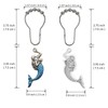 Sea Theme Shower Curtain Hooks - Decorative Shower Curtain Rings