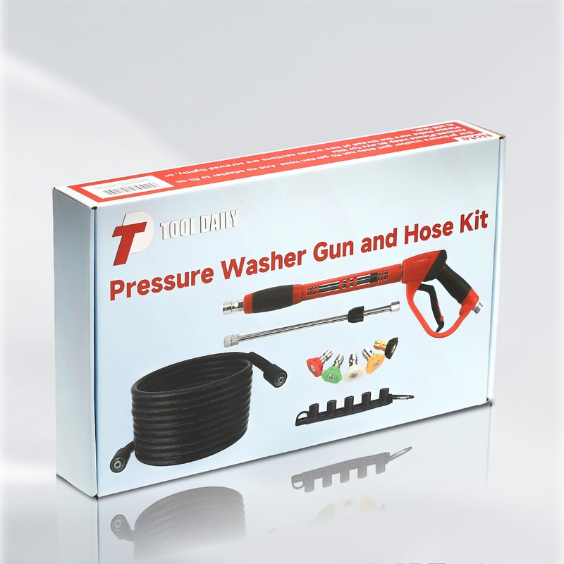 Tool Daily Pressure Washer Gun and Hose Kit, 25 FT