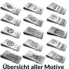 Money Clip Elegant and Elegant Brushed Stainless Steel Many Different