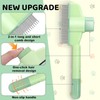 Pet Combs for Cats, Self-Cleaning Flea Comb for Dogs, Stainless