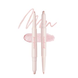 Peripera SUGAR TWINKLE DUO EYE SHADOW STICK (03 GLIMMERING PINK) - Shimmer, Highlighter, Convenient Eye Shadow Cream