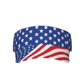 Visor Hats American Flag Sun Sports Adjustable Beach Colorful Cap& Hat Men Women Adults