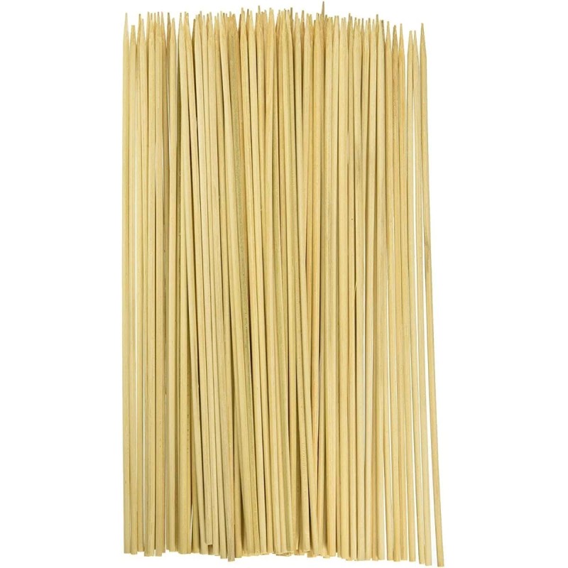 Purely Natural Palo Palillos Para Brochetas De Bambú 25 Cm