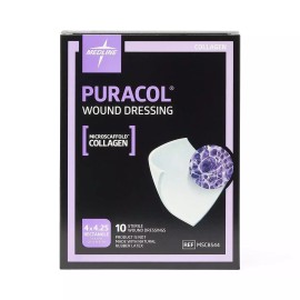 Puracol 4" x 4" Wound Dressing - Box of 10- MSC8544