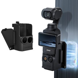 Behorse Magnetic Mount Stand Compatible with DJI Osmo Pocket 3，Outdoor Sports Photography Accessories, Adjustable Clip Clamp Adapter Mount Protective Frame