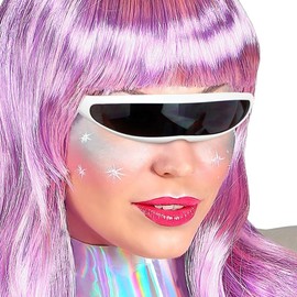 Brille Future Space Zukunft Robocop WeiÃ?