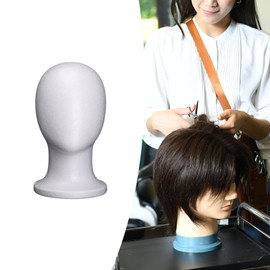 perfeclan Foam Mannequin Head Manikin Head Model Stable Professional Lightweight Multipurpose Wig Holder Wig Stand for Hat Jewelry Wig