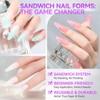 Salon-Perfect Sandwich Nail Forms at Home: Gelike EC Sandwich Dual