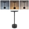 Cordless Table Lamp Rechargeable 2000mAh 3 Levels Brightness Portable USB
