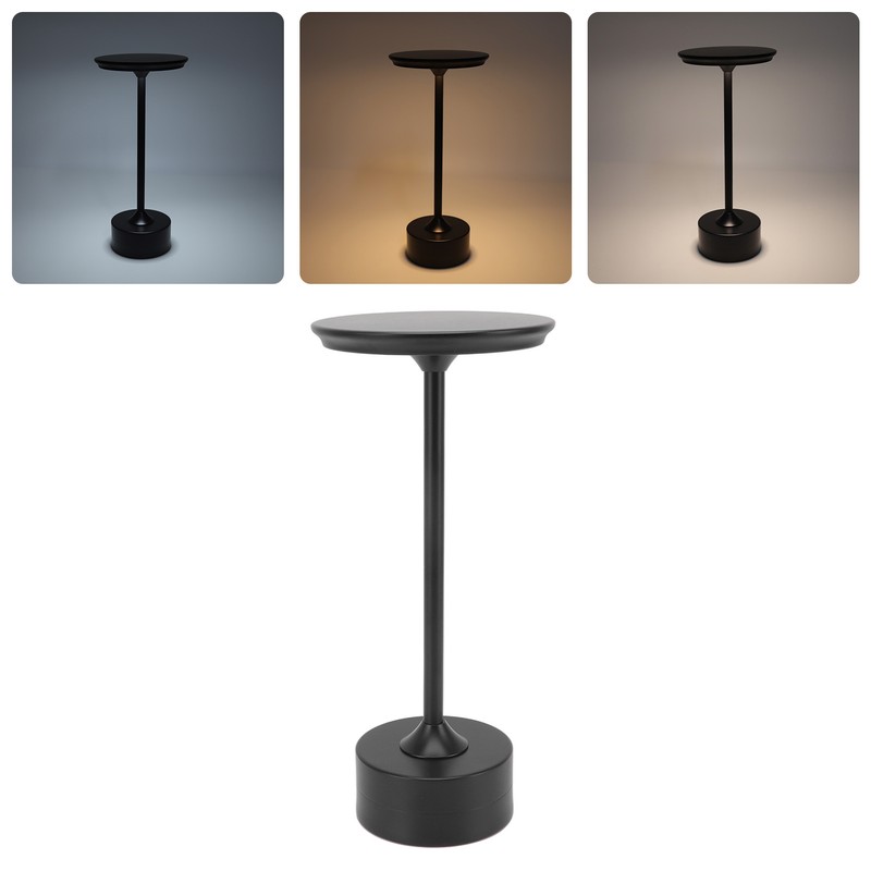 Cordless Table Lamp Rechargeable 2000mAh 3 Levels Brightness Portable USB