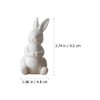 NOLITOY 2Pcs Ceramic White Rabbit, Easter Rabbit Figurines Statue Easter