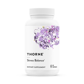 THORNE - Stress Balance (Formerly Phytisone) - Adrenal Support Supplement with Vitamin C & Ashwagandha - Dairy-Free Health Support* - 60 Capsules - 30 Servings