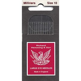 Colonial Needle HW250-10 16 Count Richard Hemming Milliners/Straw Needles, Size 10