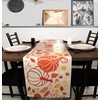 PurpleEssences Fall Table Runner Collection, 14x72-in Autumn Table Runner for
