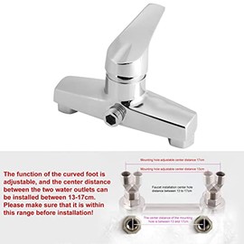 Shower Mixer Taps, Shower Water Mixer Zinc Alloy Bathroom Bathtub Single Handle Faucet Wall Mounted Hot and Cold Water Mixing Shower Mixer Tap Rv Shower Faucet Rv Shower Faucet