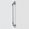Collections Etc Slip-Resistant Chrome Grab Bar, Silver