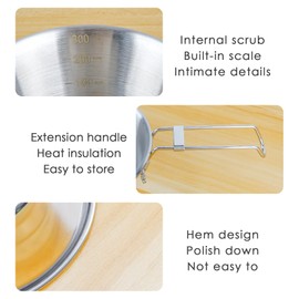 ChiiGe 3pcs Set Stainless Steel Camping Sierra Cup (Big+Medium+Smal)