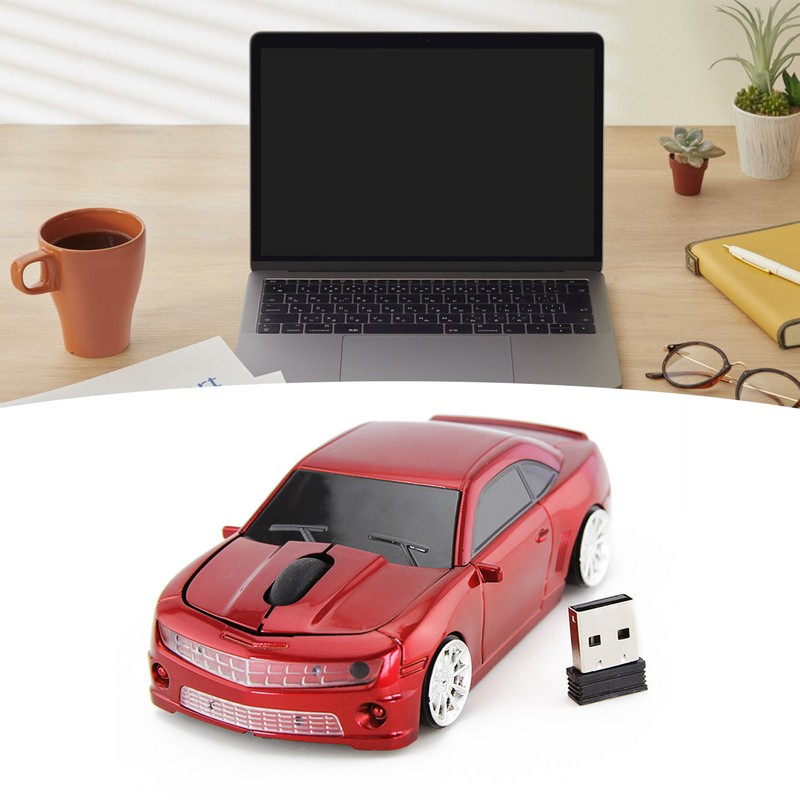 Sport Car Shaped Wireless Computer Mouse 2.4G High Accuracy Sensor