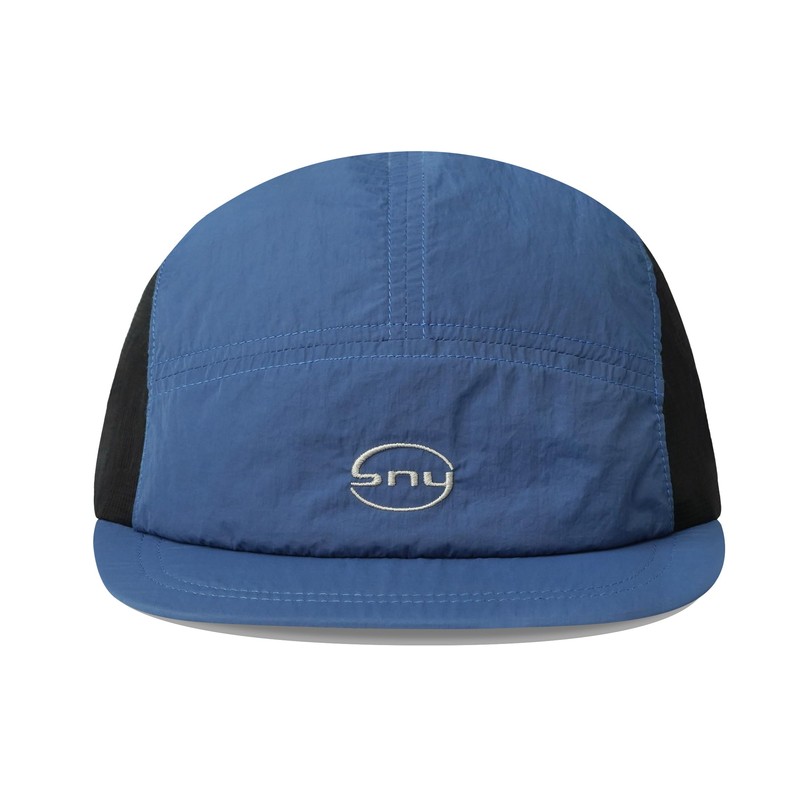 CLAPE 5 Panel Cap Short Brim Baseball Cap Flat Hat
