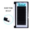 Self-Fanning Eyelashes, Volume Eyelashes, 0.07 Thickness, DD Curl, 16 mm,