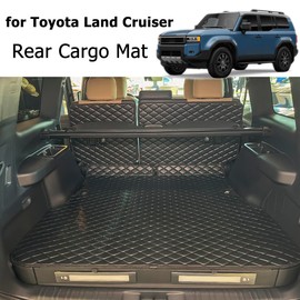 7DEEKEI Cargo Mat Compatible with 2024-2025 Toyota Land Cruiser Cargo Liner Trunk Mat for Land Cruiser Prado 250 LC250