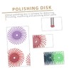 WOONEKY 24pcs Radial Polishing Discs Multi-grit Bristle Buffing Wheels for