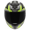 LS2, Integral Motorcycle Helmet RAPID III HYPER Black HV Yellow,