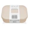 Ali+Oli Leak Proof Bento Box (Coconut) Food-Grade Silicone Bento Box,