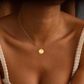 Maxcat Initial Necklace for Women Girls - 18K Gold Filled Z Initial Letter Necklace Teen Girls Gifts Trendy Stuff Christmas Birthday Gifts for 5 6 7 8 9 10 Year Old Girl Gift