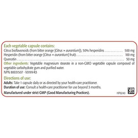 NEW ROOTS HERBAL New Roots Herbal Citrus Bioflavonoids with Hesperidin & Quercetin, 90 Veggie Capsules, 3-Month Supply, Supports Circulation, Vitality, Skin Health & Radiant Appearance, Non-GMO, Helps Reduce Bruising