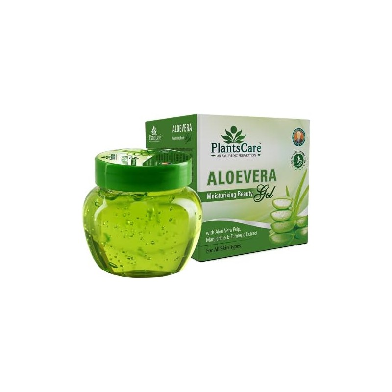 Gel hidratante ayurvédico con aloe vera de Plants Care, 100