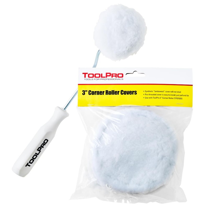 ToolPro Professional Grade 3 Inch Corner Roller & Applicator for
