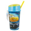 Gold1 Tumbler + Lid compartmnet + Straw 400 ml, Multi-Colour,