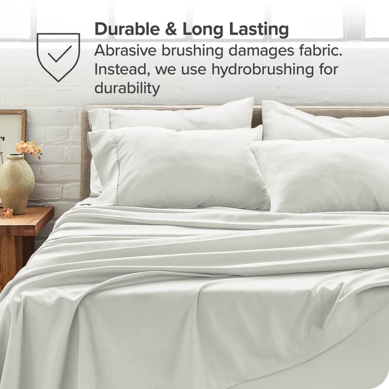 Bare Home Microfiber Bulk Pillow Cases - King Set of