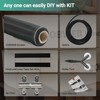 COBWEB Premium Window Screen DIY KIT 39" 51" Blocks Rain,