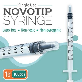 NOVOTIP Novotip 1ml Syringe - Box of 100