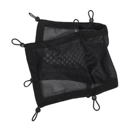 FELTECHELECTR 1set Desk Cable Management Mesh Bag Breathable Storage Net for Organizing Cords Easy Installation No Tools Needed Efficient Desk Space Saver for